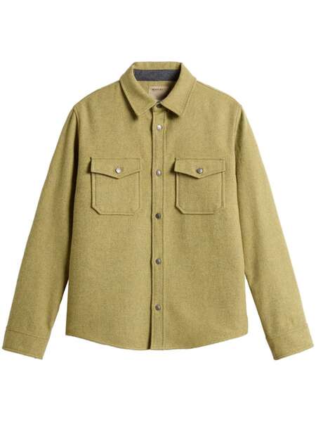  Woolrich Alaskan Melton Over Shirt - Green 