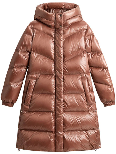  Woolrich Aliquippa Puffer Jacket - Brown 