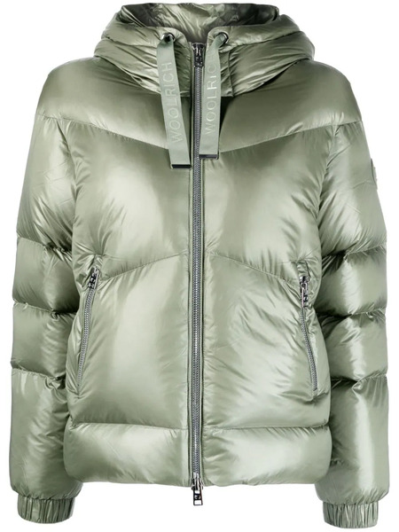  Woolrich Aliquippa Short Puffer Jacket - Green 