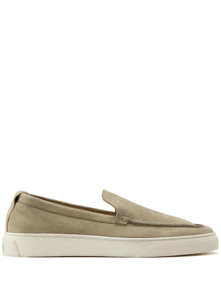  Woolrich Almond-toe Suede Loafers - Neutrals 