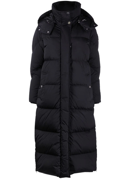 Woolrich Aurora Long Puffer Parka - Black 