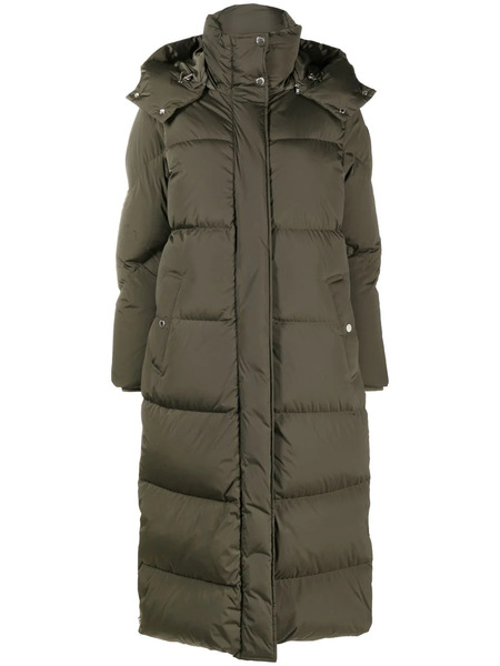  Woolrich Aurora Long Puffer Parka - Green 