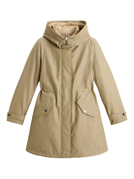  Woolrich Authentic Parka Coat - Neutrals 