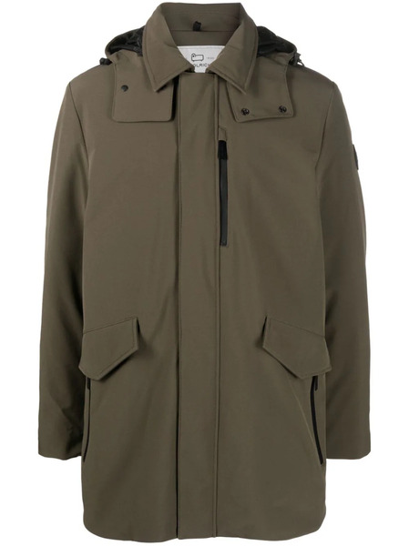  Woolrich Barrow Mac Parka Coat - Green 