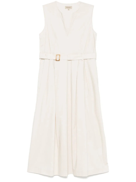  Woolrich Belted Midi Dress - Neutrals 