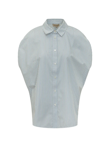  Woolrich Buttoned Striped Shirt - Blue 