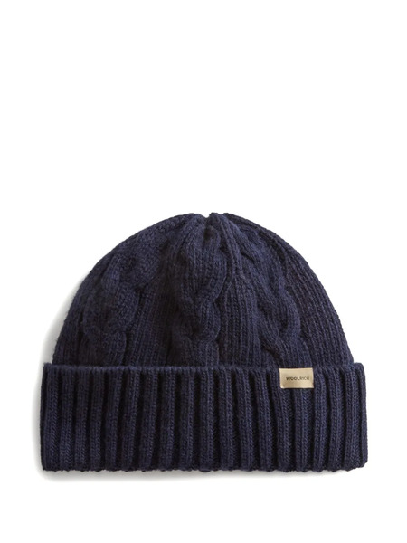  Woolrich Cable-knit Hat - Blue 