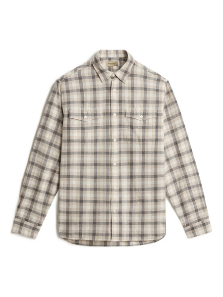  Woolrich Check-pattern Pocket Shirt - Neutrals 