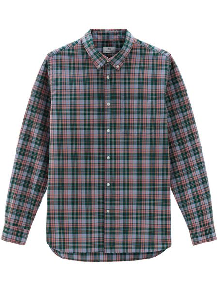  Woolrich Check-print Cotton Shirt - Green 