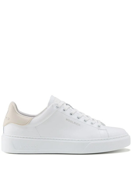  Woolrich Classic Court Leather Sneakers - White 