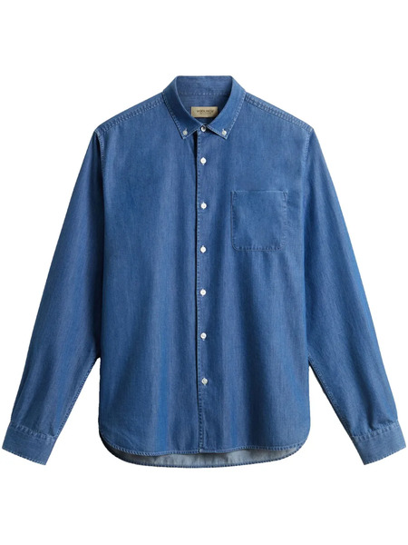  Woolrich Cotton Shirt - Blue 