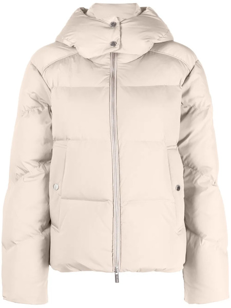  Woolrich Detachable-hood Padded Jacket - Neutrals 