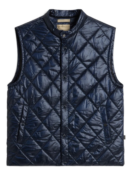  Woolrich Diamond-quilting Vest - Blue 