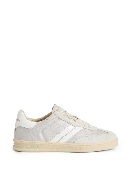  Woolrich Doubleu Suede-details Sneakers - Grey 