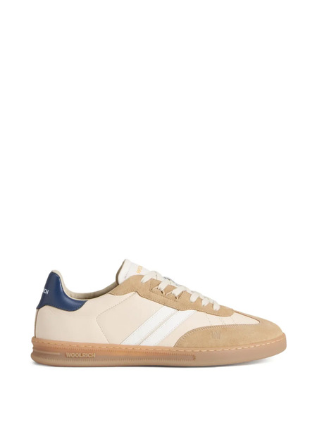  Woolrich Doubleu Suede-details Sneakers - Neutrals 
