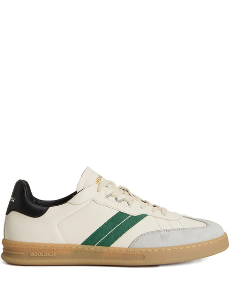  Woolrich Doulbleu Leather Stripe Sneakers - Neutrals 