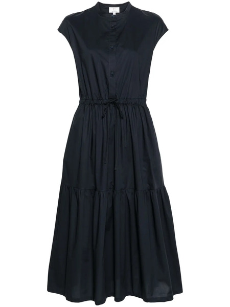  Woolrich Drawstring-waist Maxi Dress - Blue 