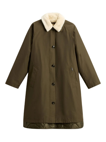  Woolrich Faux-fur Padded Coat - Green 