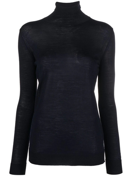  Woolrich Fine-knit Turtleneck Top - Blue 