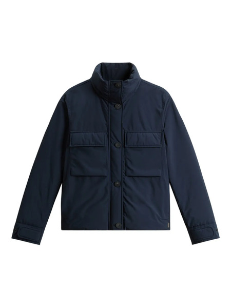  Woolrich Flap-pocket Padded Jacket - Blue 