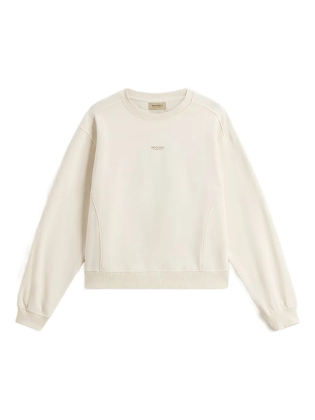  Woolrich Fleece Crew-neck Sweatshirt - Neutrals 