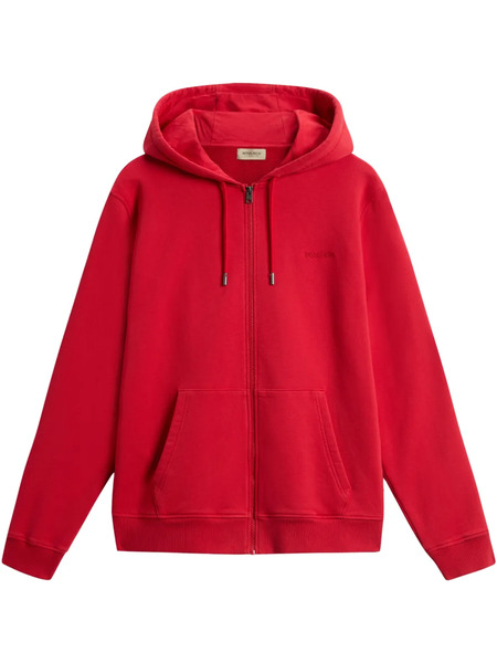  Woolrich Fleece Zip-up Hoodie - Red 