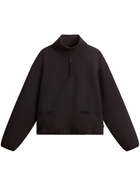  Woolrich Fleece Zipped Sweatshirt - Black 
