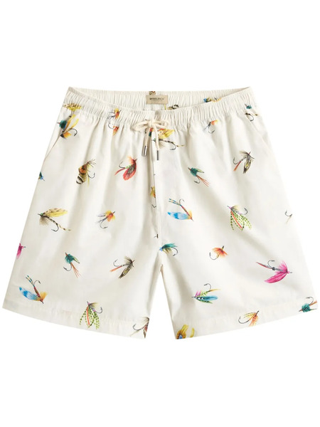  Woolrich Graphic-print Shorts - White 