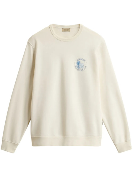  Woolrich Graphic-print Sweatshirt - 8887 White 