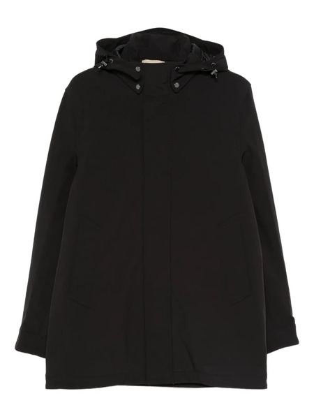  Woolrich Hooded Woolrich Coat - Black 