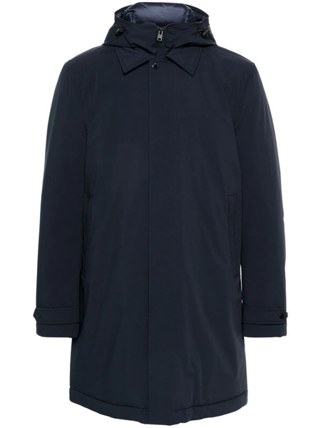  Woolrich Hooded Coat - Blue 