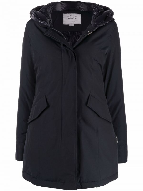  Woolrich Hooded Padded Coat - Blue 