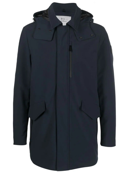  Woolrich Hooded Padded Jacket - Blue 
