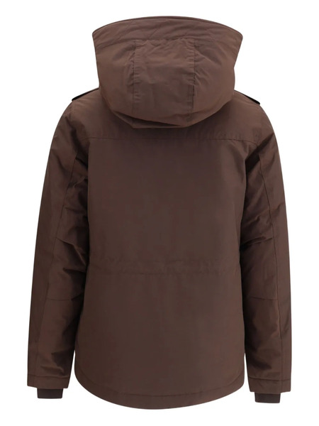  Woolrich Hooded Padded Jacket - Brown 