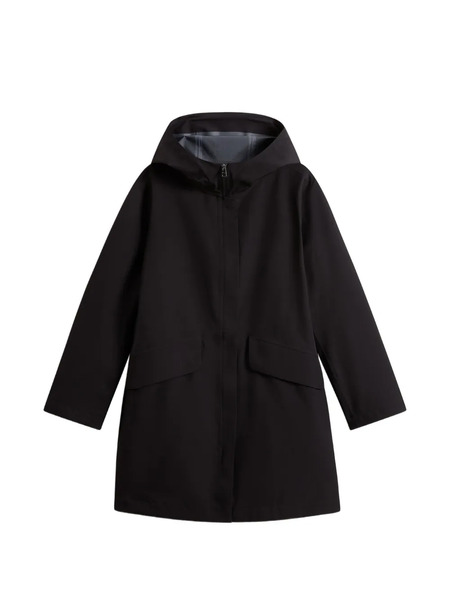  Woolrich Hooded Parka Coat - Black 
