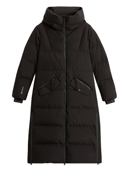  Woolrich Hooded Quilted Coat - Black 