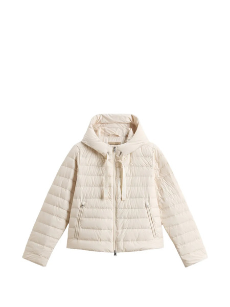  Woolrich Hooded Quilted Jacket - White 