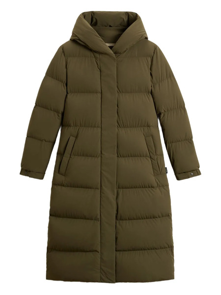  Woolrich Hooded Quilted Zip-fastening Coat - Green 