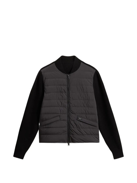  Woolrich Hybrid Quilted Bomber Jacket - Black 