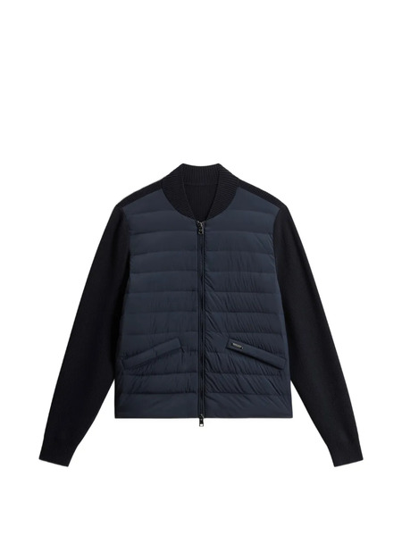  Woolrich Hyvrid Quilted Bomber Jacket - Blue 