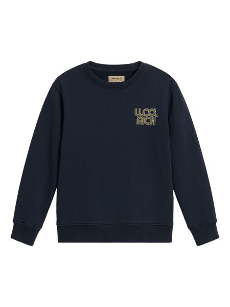  Woolrich Kids Basic Sweatshirt - Blue 