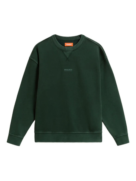  Woolrich Kids Graphic-print Crewneck Sweatshirt - Green 