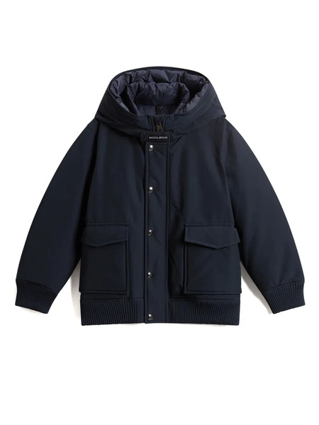  Woolrich Kids Hooded Jacket - Blue 