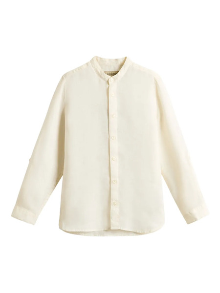  Woolrich Kids Linen Shirt - Neutrals 