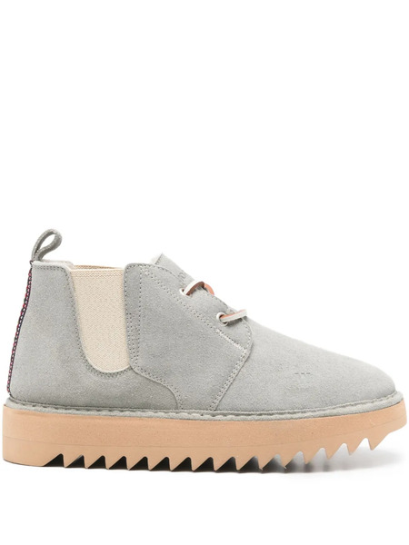  Woolrich Lace-up Platform Boots - Grey 