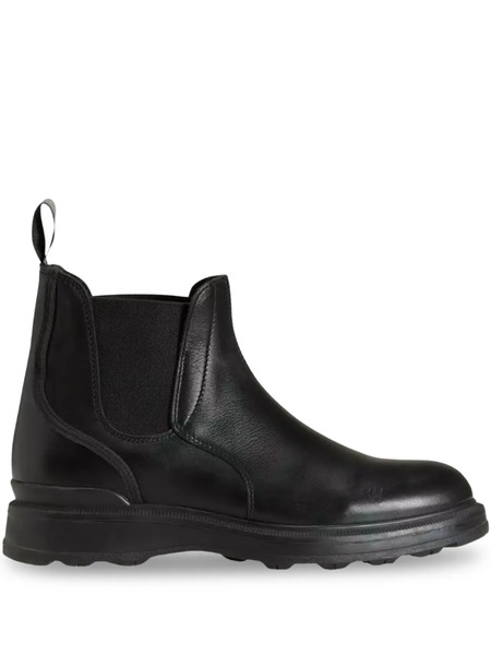  Woolrich Leather Chelsea Boots - Black 