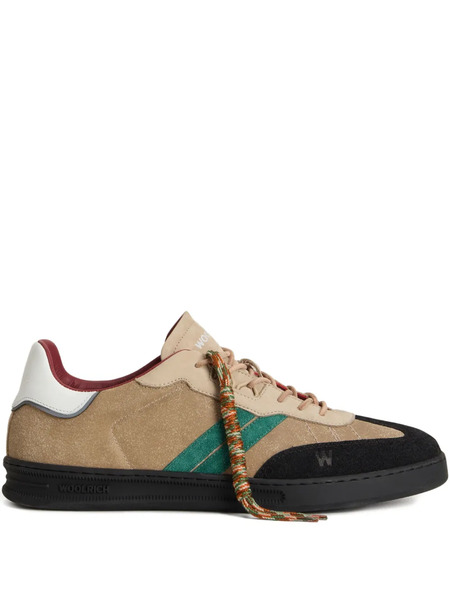  Woolrich Leather Panel Trainers - Neutrals 