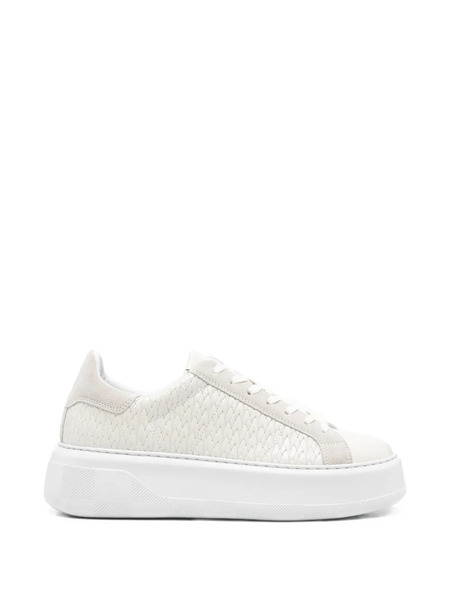  Woolrich Leather Sneakers - Neutrals 