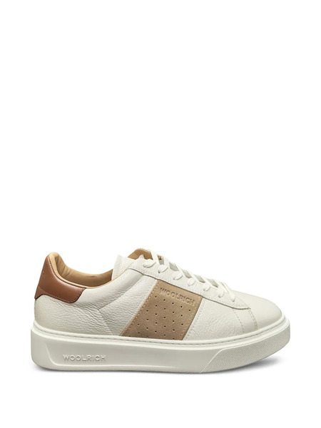  Woolrich Leather Sneakers - Neutrals 
