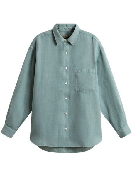  Woolrich Linen Shirt - Green 